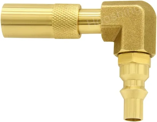 Miniatura 5 de Hooshing Adaptador de codo de conexión rápida RV de 1/4 de pulgada, ajuste de conversión de baja presión para Blackstone de 17 pulgadas y 22