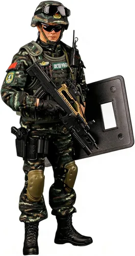 Miniatura 10 de Juego de figuras de acción militares de 12 pulgadas, juego de figuras de acción a escala 1/6 con armas y accesorios - NB01