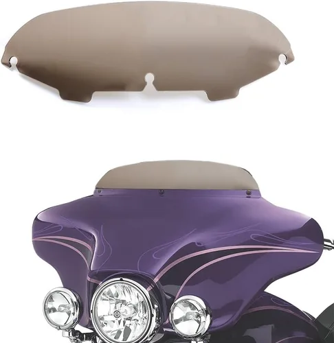 Miniatura 21 de Parabrisas negro de 4.5" para motocicleta, compatible con Harley Davidson Touring Street Glide Electra Glide FLHT FLHTCU Ultra Classic Glide FLHX