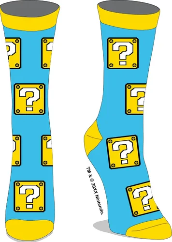 Miniatura 4 de Super Mario Bros. Calcetines para adultos (5 unidades), Multi colorido