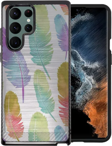 Miniatura 9 de Cases on Deck CasesOnDeck - Funda ajustable compatible con [Samsung Galaxy S22 Ultra S22 Ultra] [Armadura cepillada] Funda de agarre híbrida