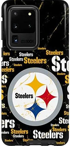 Miniatura 9 de Skinit Pro Phone Case Compatible with Galaxy S20 Ultra 5G - Officially Licensed NFL Pittsburgh Steelers Distressed Design