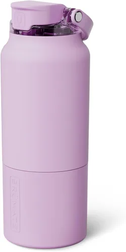 Miniatura 48 de BrüMate Rise - Botella de agua de 18 onzas con popote de silicona cubierto Botella de agua para niños aislada 100% a prueba de fugas Base apta