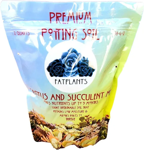 Miniatura 4 de Fat Plants San Diego Mezcla de tierra prémium para cactus y suculentas, para plantas de cactus, palmeras y cítricos, cultivadas en recipientes