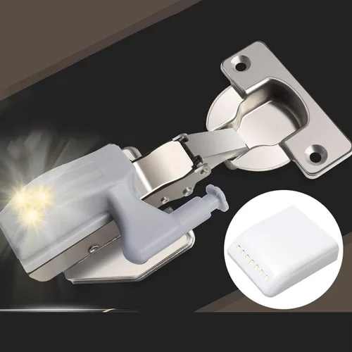 Miniatura 3 de Paquete de 10 luces LED con sensor de activación táctil de 3.1 x 2 x 2 pulgadas para armarios, apagado automático de 30 segundos, vida útil de 20000