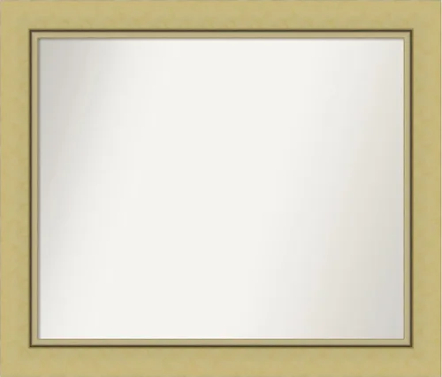 Miniatura 28 de Amanti Art Landon Gold Espejo de baño, espejo de pared o espejo de tocador de baño sobre el fregadero (26.25 x 26.25 pulgadas) Espejo no biselado