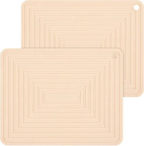 Miniatura 10 de Salvamanteles de silicona para platos calientes, ollas y sartenes, almohadillas calientes para cocina, soportes redondos de silicona para ollas