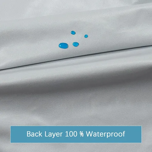Miniatura 2 de Protector de colchón King impermeable, silencioso y de cobertura suave, funda de colchón tamaño King con sábanas ajustadas de bolsillo profundo