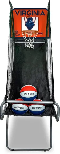 Miniatura 8 de Pop-A-Shot - Tailgate Game with NCAA Graphics l Arcade Basketball Inside, Out, and On The Go Infrared Sensor Scoring 3 Balls Foldable