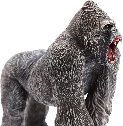 Miniatura 2 de Gorilla Toys Figura de acción Rampage Gorilla Fight Mode Ape - Figuras sólidas de animales salvajes para juegos de rol, juguete para contar historias