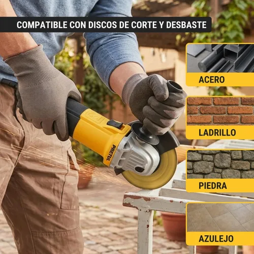 Miniatura 4 de Truper 24035 / ESMA-4-1/2P2-4 1/2" 630 W Amoladora angular Pretul