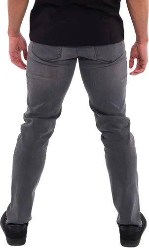 Miniatura 2 de Kenneth Cole REACTION Jeans ajustados para hombre, jeans elásticos de 2 vías para hombre, corte ajustado, jeans de 5 bolsillos para hombre