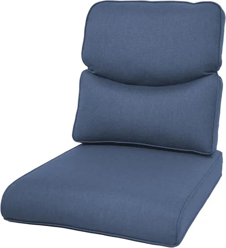 Miniatura 58 de Rilyson Cojines de patio para muebles de exterior, 22 x 24 pulgadas, respaldo alto y asiento profundo, cojín de exterior para sillas de patio, sofá