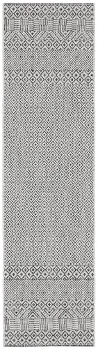 Miniatura 12 de SAFAVIEH Alfombra lavable al aire libre, colección Courtyard - 2'3" x 5', gris y negro, no desprende pelusa y fácil limpieza, ideal para patio