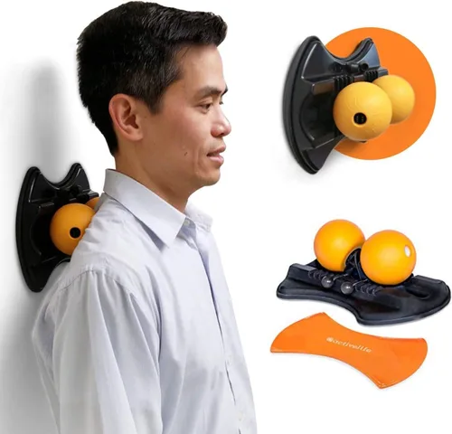 Activelife - Masajeador HighBaller Max Twin Baller, doble bola de lacrosse ajustable para masaje de tejido profundo, terapia de punto de activación