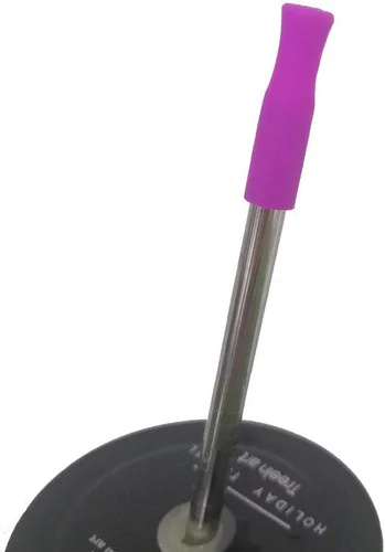 Miniatura 7 de 22 piezas de puntas de pajitas reutilizables, puntas de pajitas de silicona, cubiertas de puntas de pajitas de grado alimenticio multicolor, solo