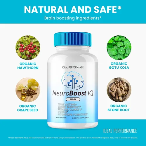 Miniatura 5 de (2 unidades) Neuro Boost IQ Suplemento Brain Pills Mind Ben Carson Neurobooster Neuroboostiq (120 cápsulas)