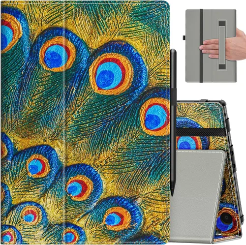 Miniatura 10 de VORI Funda para tableta Amazon Kindle Fire HD 10 (13ª/11ª generación 2023/2021) y Fire HD 10 Plus – Funda plegable delgada con función