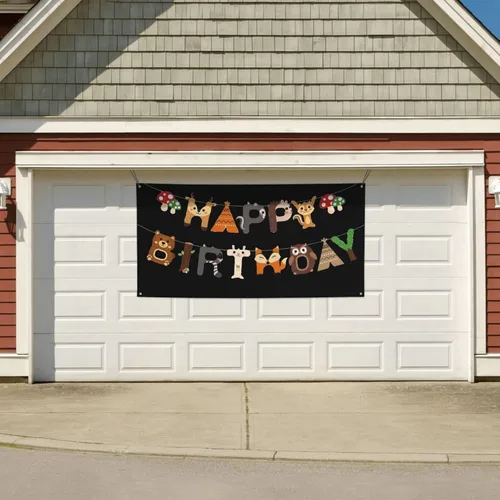 Miniatura 5 de Pancartas y letreros personalizados para exteriores, letrero con texto fotográfico, decoración del hogar, fiesta de cumpleaños, negocios, 6' X 3