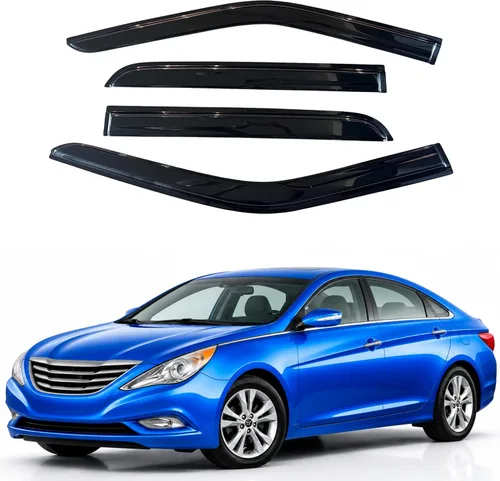 Miniatura 153 de Visor para ventana IG para Hyundai Venue 2020-2023, protector contra la lluvia, adhesivo extra duradero, deflector de viento para lado