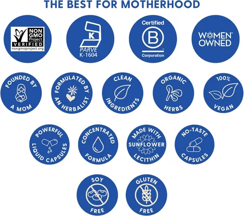 Miniatura 9 de Motherlove More Milk Plus (180 cápsulas líquidas) Suplemento de lactancia a base de fenogreco para apoyar el suministro de leche materna, sin OMG