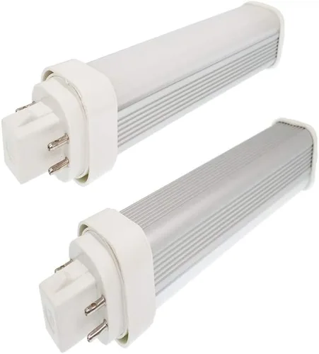 Miniatura 8 de 2 piezas G24d 2Pin 7W 5.7 pulgadas CFL 2U PL-C 13 W Horizontal LED de repuesto giratorio PL horizontal empotrable techo equivalente