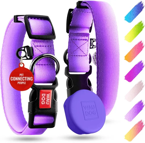 Miniatura 23 de Collar de Nylon para Perros WAUDOG - Collar Ajustable para Perros Grandes, Pequeños y Medianos - Collares Separables para Cachorros de Razas Grandes