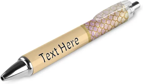 Miniatura 8 de Bolígrafos personalizados con estampado de leopardo negro y azul con punta de lápiz capacitivo, bolígrafos grabados personalizados con nombre