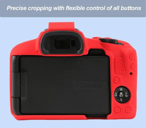 Miniatura 4 de Pocoukate Funda para cámara Canon EOS R50, funda protectora de silicona suave con protector de pantalla EOS R50 Accesorios para Canon EOS R50 Funda