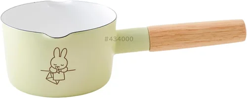 Miffy Pastel - Sartén para leche (4.7 in), color gris pálido Verde pálido