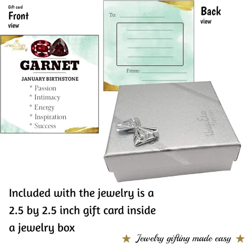 Miniatura 99 de Natural raw gemstone stud earrings with white gold over 925 sterling silver, 6 to 7mm rough genuine quality birthstone gift for her, Uniquelan