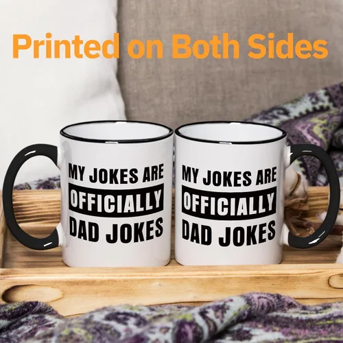 Miniatura 3 de Aurahouse Regalos para Papá Primerizo, Taza Oficial de Chistes de Papá, Anuncio de Embarazo Divertido para Esposo, Regalos para Papás Primerizos
