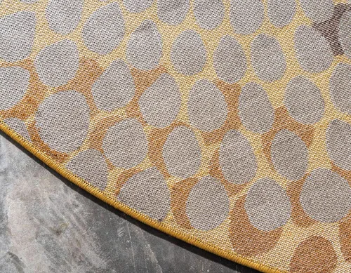 Miniatura 9 de Unique Loom Barista Collection - Alfombra moderna a cuadros, contemporánea, multicapas, Algodón, Beige/Negro