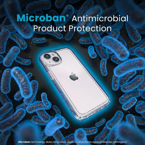 Miniatura 6 de Speck Funda transparente para iPhone 14 y iPhone 13 - Protección contra caídas, resistente a arañazos y anti-amarillamiento, funda de doble capa