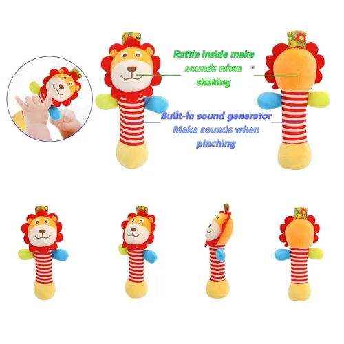 Miniatura 3 de Bloobloomax- Sonajeros para muñeca y calcetines sonajeros de pie buscadores para bebé, juguete de sonajero, sonajero pulsera para mano o brazo