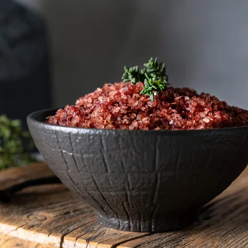 Miniatura 2 de Muestra de sal marina gourmet, 2 paquetes múltiples de sales molidas finas del Himalaya y gris francés, alaea roja hawaiana y sales de grano grueso