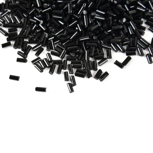 Miniatura 2 de 1.76 oz Italiano Fusión Queratina Pegamento Pellets Gránulos Gránulos Perlas para Uñas/I Tip Extensiones de Cabello - Negro