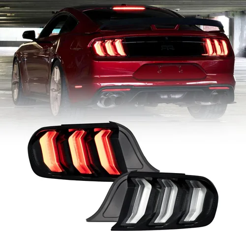 Miniatura 2 de Form Lighting Luces traseras LED secuenciales compatibles con Ford Mustang 2015-2023 (par), ahumadas Ahumado