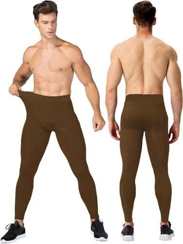 Miniatura 33 de SPVISE Pantalones de compresión para hombre, leggings para deportes, gimnasio, mallas atléticas frescas y secas, capa base para correr, fútbol