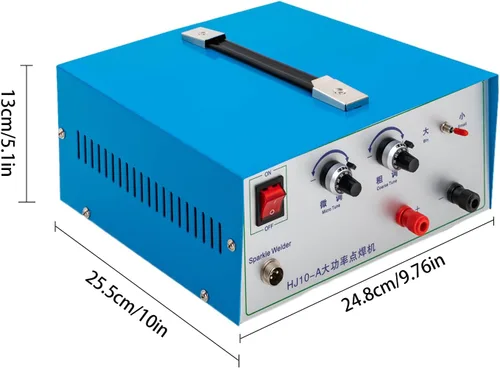 Miniatura 4 de Máquina de soldadura por puntos de joyería Máquina de soldadura de platino de oro y plata 110A 110V Soldador por puntos de joyería Máquina