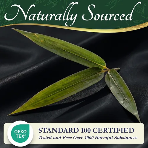 Miniatura 7 de DECOLURE Juego de sábanas 100% viscosa derivada de bambú, tamaño individual, sábanas de lujo de 4 piezas de enfriamiento natural, juego de cama