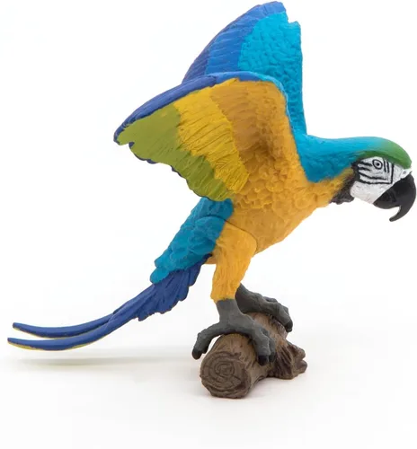 Miniatura 4 de Papo - Figura de loro guacamayo azul - 3 años + 2-Multicolor