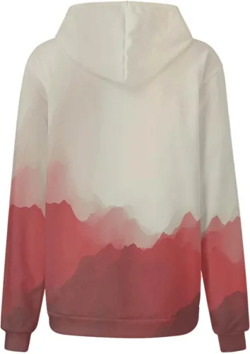 Miniatura 21 de Ceboyel Sudaderas de gran tamaño para mujer, teñido anudado, manga larga, sudaderas con capucha, ajuste holgado, ropa de moda para adolescentes