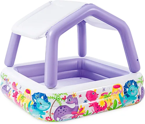 Intex Sombrilla para acuario, multicolor, 61.8x61.8x48.0 in, 57470, colores surtidos, 1 pieza