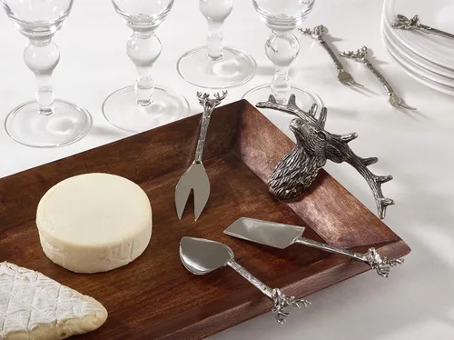Miniatura 4 de Cubertería de queso de reno (juego de 3)
