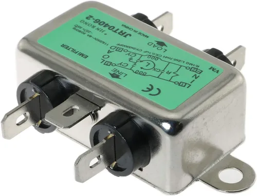 Miniatura 3 de E-outstanding Filtro de línea eléctrica JR-L006-N AC 250V 6A Filtro EMI de potencia del supresor de ruido