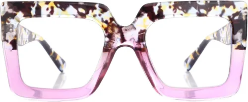 Miniatura 15 de Onrtry - Gafas de luz azul grandes y cuadradas para mujeres y hombres, con marco grueso, para computadora, sin receta, gafas de gran tamaño Marco