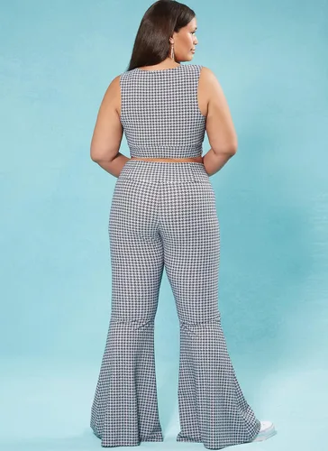 Miniatura 8 de McCall's M8369A - Kit de patrón de costura para mujer con camiseta corta y pantalones acampanados, código M8369, tallas 1X-5X