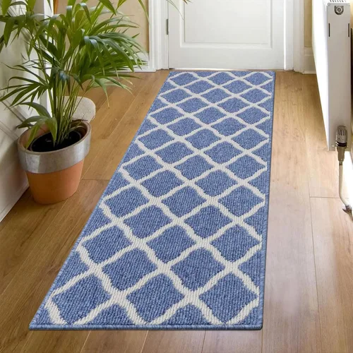 Miniatura 56 de SHACOS Alfombra de pasillo lavable de 2 x 8 pies, con parte trasera de goma antideslizante, resistente a las manchas, alfombra de cocina