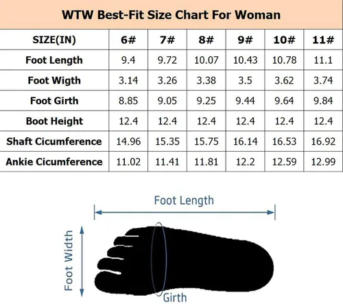 Miniatura 9 de WTW - Botas de lluvia que llegan a media pantorrilla para mujer, impermeables, aisladas, de neopreno, botas para cacería, botas de jardín, botas
